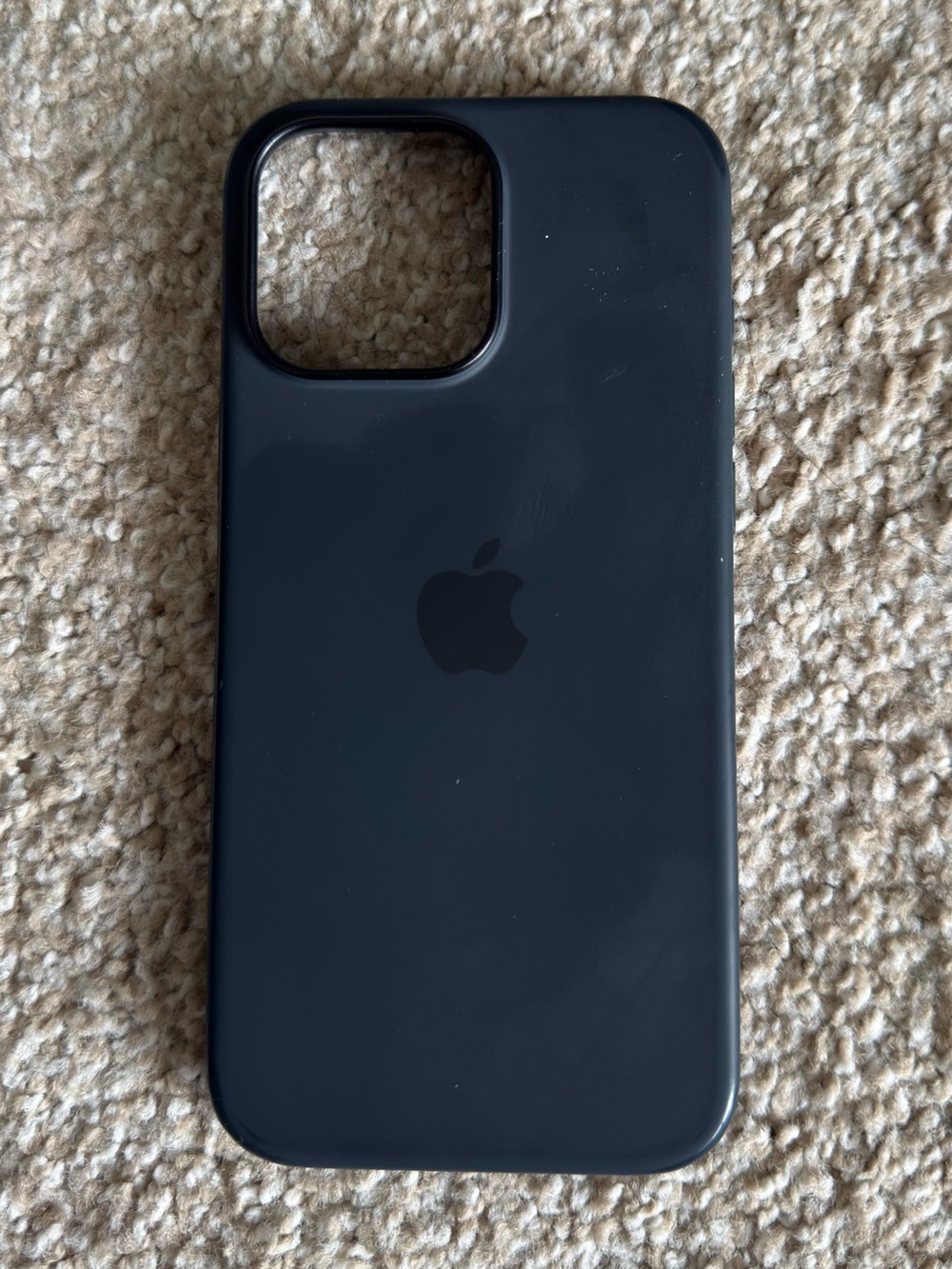 Apple iPhone 16 Pro Max Black Silicone Case